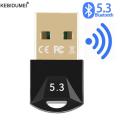 USB Bluetooth 5.3 Adapter Wireless BT 5.3 Receiver Dongle High Speed Transmitter Mini Bluetooth USB Adapter For PC Laptop. 