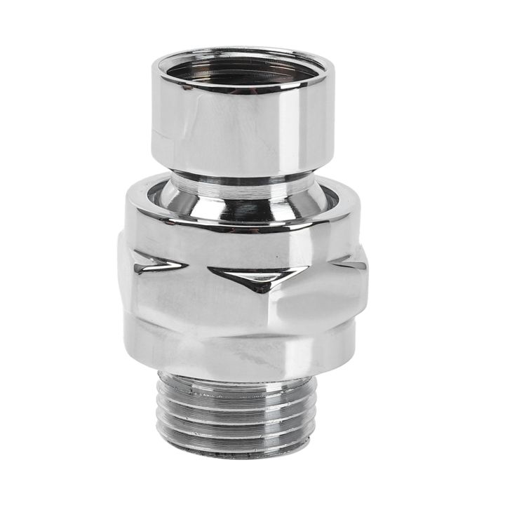2X%20Brass%20Chrome%20Ball%20Joint%20Shower%20Arm%20Head%20Angle%20Adjustable%20Swivel%20Adapter%20-%20Image%205