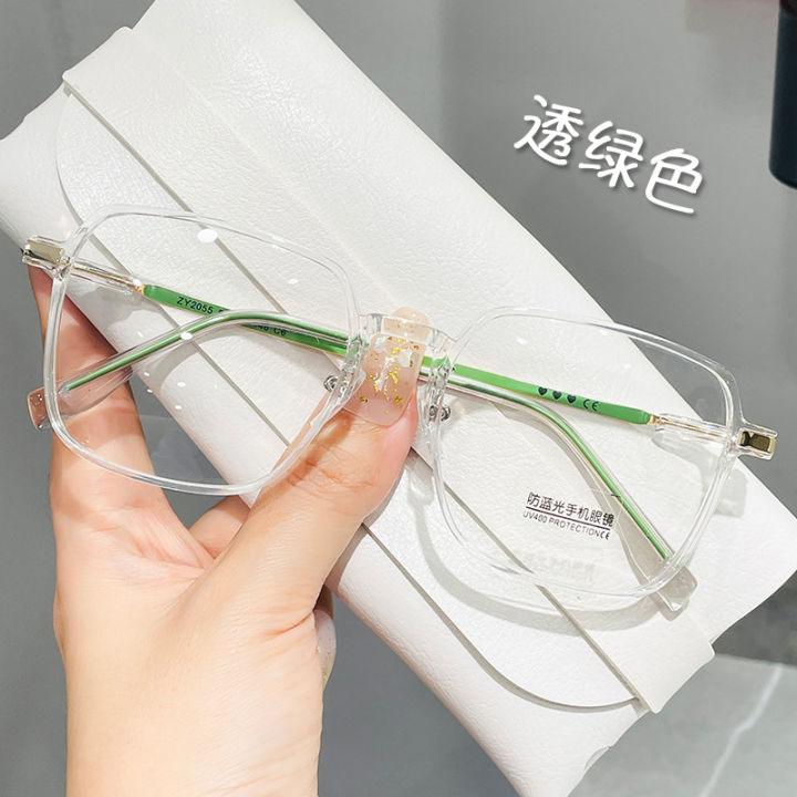 New%20Anti-Blue%20Light%20Glasses%20Men%20and%20Women%20Korean%20Fashion%20Xiaohongshu%20Plain%20Glasses%20Frame%20Glasses%20for%20Students%20Myopia%20Frame%20-%20Image%203