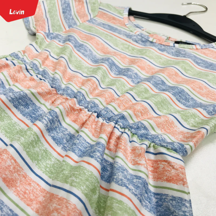 Girls%20Comfortable%20Printed%20Casual%20Short%20Sleeve%20Frock%20From%20Levin%20-%20Image%204