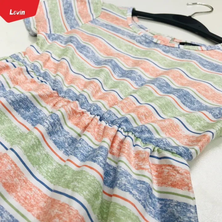 Girls%20Comfortable%20Printed%20Casual%20Short%20Sleeve%20Frock%20From%20Levin%20-%20Image%204