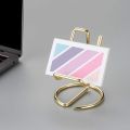 Business Card Holder for Desk, Metal Business Card Display Holder Stand, Office Desktop Name Card Holder. 