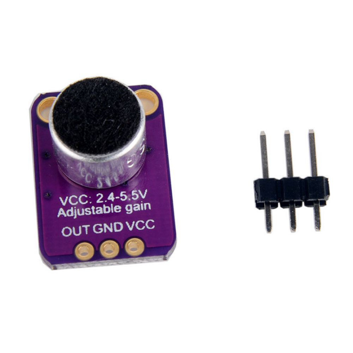 NANLIY 3X -MAX4466 Electret Microphone Amplifier Sensor with Adjustable Gain