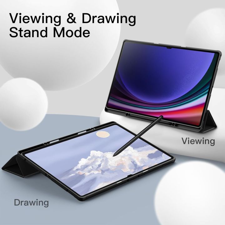 Robustrion%20Cover%20for%20Samsung%20Tab%20S10%20Ultra%20Cover%20Case/Tab%20S9%20Ultra%20Cover%20Case/Tab%20S8%20Ultra%20Flip%20Stand%20Case%20Cover%20with%20S-Pen%20Holder%20for%20Samsung%20Galaxy%20Tab%20S10%20/Tab%20S9%20/%20S8%20Ultra%20Tablet%20Cover%2014.6%20inch%20%5BSupports%20Auto%20Sleep%20Wake%5D-Black/Navy%20Blue%20-%20Image%208