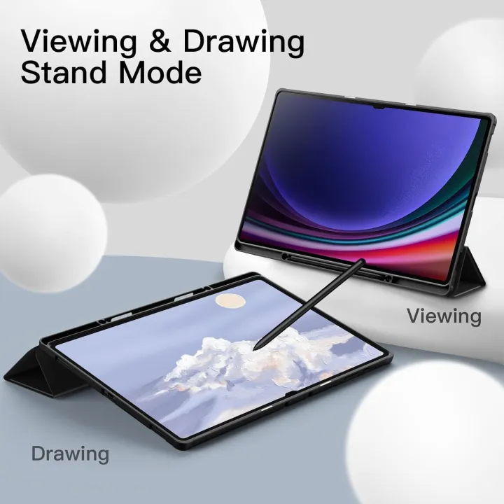 Robustrion%20Cover%20for%20Samsung%20Tab%20S10%20Ultra%20Cover%20Case/Tab%20S9%20Ultra%20Cover%20Case/Tab%20S8%20Ultra%20Flip%20Stand%20Case%20Cover%20with%20S-Pen%20Holder%20for%20Samsung%20Galaxy%20Tab%20S10%20/Tab%20S9%20/%20S8%20Ultra%20Tablet%20Cover%2014.6%20inch%20%5BSupports%20Auto%20Sleep%20Wake%5D-Black/Navy%20Blue%20-%20Image%208