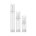 5 x 5ML 10ML 15ML Transparent Airless Pump Vacuum Bottle Plastic Travel Bottle 1/3oz 1/2OZ Airless Lotion Pump Container.