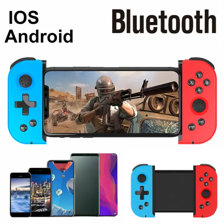 Wireless Telescopic Bluetooth Game Controller Wireless Gamepad Joystick For Android IOS With USB Cable