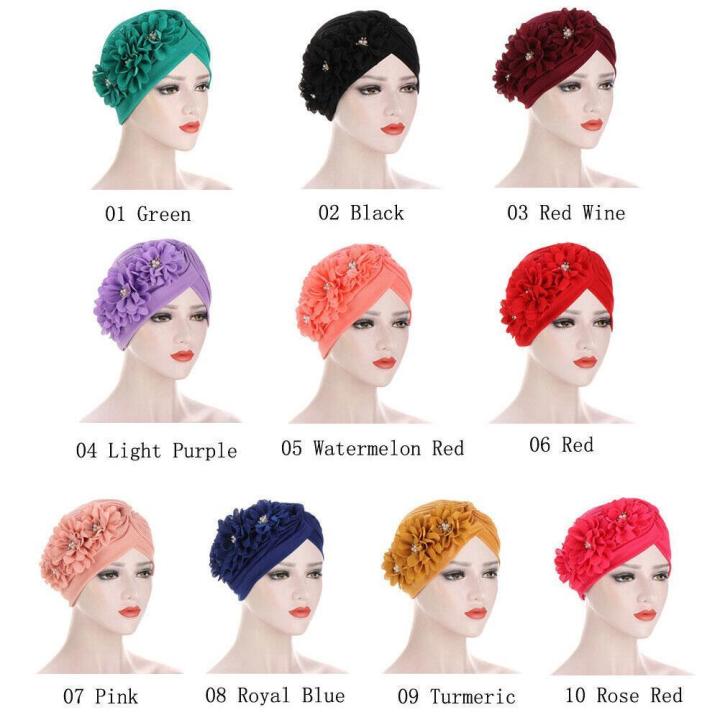 Flower%20Hijab%20Turban%20Head%20Warmer%20for%20Women%20Diamonds%20Soild%20Color%20Muslim%20Headscarf%20Bonnet%20Inner%20Hijabs%20Arab%20Head%20Wraps%20Indian%20Hat%20-%20Image%206