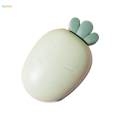 Carrot Soap Dish with Lid Cartoon Soap Holder Tray Bathroom Soap Rack for Bathroom. 