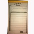 Handheld 2-Part Carbonless, Invoice Form,3.7x5.1 , Order Forms for Small Business (50 Sets/Book), 2book White/Pink. 