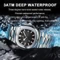 Poedagar 613 Business Quartz Luxury Stainless Steel Watch for Men. 