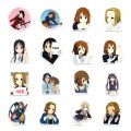 10/30/50PCS Animation K-ON Graffiti Waterproof Sticker Cartoon Cute Character Hand Account Water Cup Skateboard Helmet Wholesale.