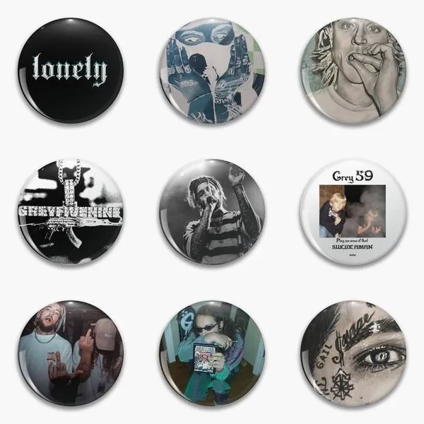 Uicideboy%20G59%20Grey59%20Vhs%20Records%20Greygods%20Or%20Soft%20Button%20Pin%20Lapel%20Pin%20Cute%20Creative%20Women%20Badge%20Clothes%20Jewelry%20Brooch%20Decor%20-%20Image%202