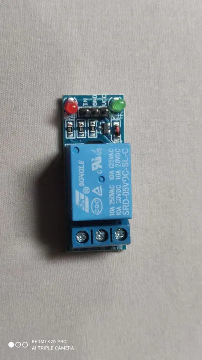 Relay Module DC 5V Single Channel Trigger Relay Control Module With Screw Terminal,2 pcs