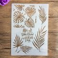 Stencil for Wall & Fashion Painting Template 10in by 8in.. 