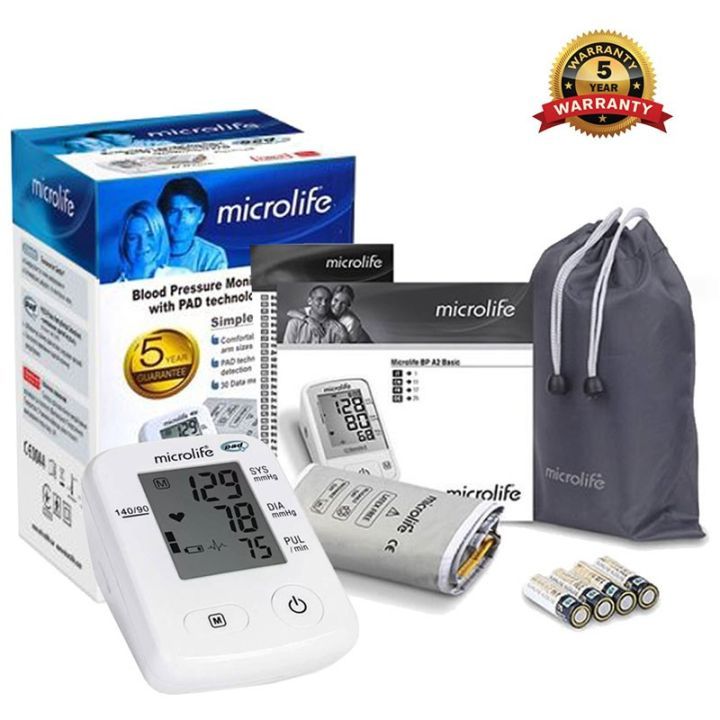 Auto Blood Pressure Machine - Microlife Digital Blood Pressure Monitor ...