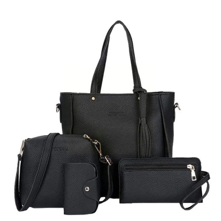 4pcs/set%20Women%20Handbag%20Messenger%20Pu%20Leather%20Shoulder%20Pu%20Bag%20Wallet%20Set%20Leather%20Purse%20Tote%20Women%20Satchel%20Set%20Tote%20Bag%20Handba%20V5y1%20-%20Image%203