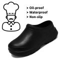 Men Summer Slipper Kitchen Clogs Chef Shoes Work Flip-flop Waterproof Oil-proof Sandal Non-Slip Garden Rubber Slippers For Male.