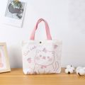 Fashion Work Pouch Shopping Bag Cartoon Print Girl Handbag Schoolbag Shoulder Bag Canvas Tote Bag. 