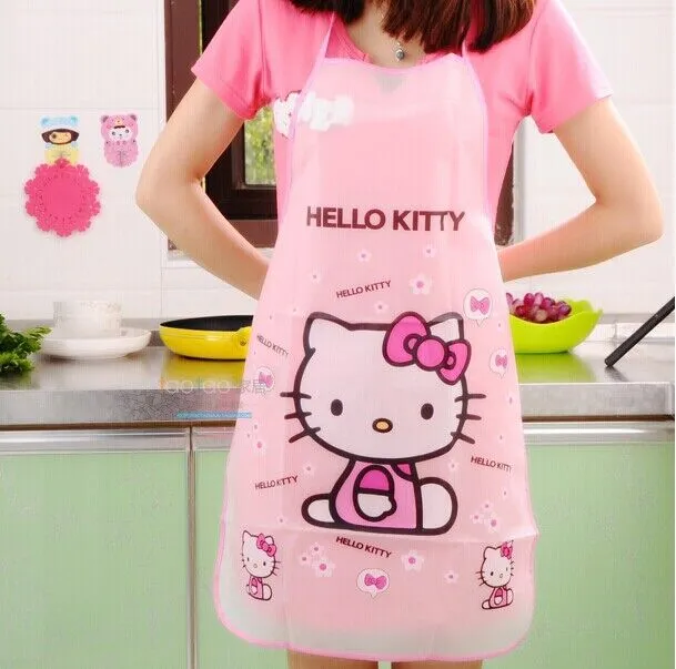 1%20pc%20Women%20Cute%20Cartoon%20Waterproof%20Apron%20Kitchen%20Restaurant%20Cooking%20-%20Image%203