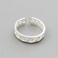 Wave Ring Stainless Steel Ocean Wire Wrap Surf Rings For Women Beach Tidal Jewelry Midi Bague Femme Anillos Mujer.
