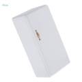 White Wood Refrigerator Fridge Freezer Dolls House Kitchen Decor 1/12 Scale.