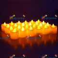 পার্টি সজ্জা led মোমবাতি ল্যাম্প-সোনালী 5 পিস - candle. 