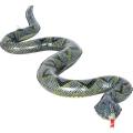 95cm Inflatable Snake Tricky Toy False Snake Halloween Prank Props Garden Pool Toy Simulation Inflatable Snake Tricky Water Toy.