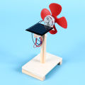 DIY Technology Small Production Solar Fan Student Education Manual Invention Scientific Experiment Model Material. 