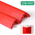 PVC kindergarten hollow strip for school wall corners, anti-collision right angle soft corner protection. 
