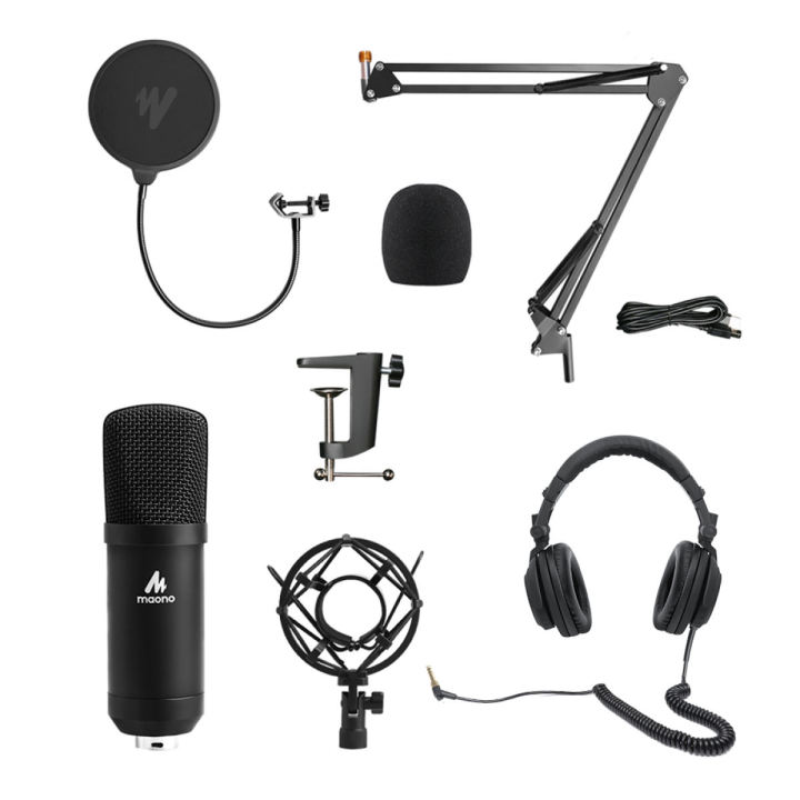 MAONO%20AU-A04H%20Vocal%20Condenser%20Cardioid%20USB%20Microphone%20Studio%20Setup%20With%20Headphone,%20Pop%20Filter%20And%20Stand%20-%20Image%204