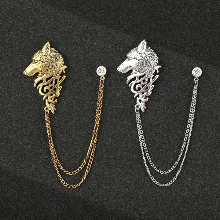 %E3%80%90Factory-direct%E3%80%91%20Men's%20Chain%20Wolf%20Head%20Brooch%20Flower%20Tassel%20Jewelry%20Suit%20Crown%20Trend%20Pin%20Accessories%20-%20Image%203