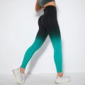 Yoga Leggings Seamless Gradient Dyeing Women's Pants Female Clothing Gym Sport Leggings Women Fitness Push Up Tights. 