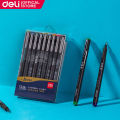 Deli S572 Fine Liner Water Color Pen 0.5mm 9Pcs Multicolor.