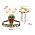 4x Women's Costume Accessories Snake Shaped Headdress Dress up for Carnival Cosplay.