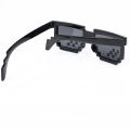Thug Life Sunglasses, Men Women Glass 8 Bit Pixel Mosaic Glasses.