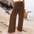 Ladies High Waist Sweatpants Women's Straight Pant.