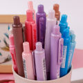 4pcs/lot Creative Sponge Grip Press Gel Pen Cute 0.5mm Black Ink Neutral Pens For Writing Office School Supplies.