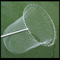 Double Line Fishing Woven Net Fishing Tool Fishing Net Single Wire Dense Eye Fishing Head Woven Net Bag Accessories 53/60/95cm. 
