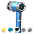 Cleaning Brush with 5 Heads & 3 Speeds Electric Scrub IPX7.