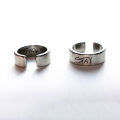 Letter Stray Concert Ring Open Ring For Women Men Fashion Stainless Steel Tail Ring Party Jewelry Gift Accessories.