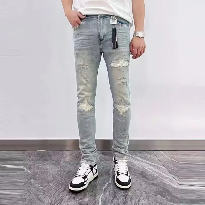 Fashion%20Men's%20Ripped%20Jeans%20Casual%20Stretch%20Denim%20Pants%20High%20Street%20Slim%20Fit%20Light%20Blue%20Hip%20Hop%20Jeans%20Streetwear%20Man's%20Trousers%20-%20Image%202