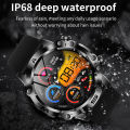 ET482 Smart Watch Answer/Make Calls 1.43 Inch AMOLED Screen IP68 Waterproof Smartwatch Fitness Tracker Heart Rate Blood Pressure Blood Oxygen Monitoring Watch. 