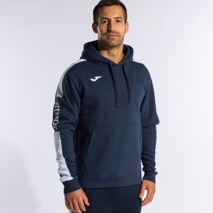 JOMA SPORTS NAVY WHITE STREET HOODIE FOR MEN