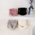 Messenger Bag Winter Square Bag Winter Underarm Bag Ins Package Plush Crossbody Bag Fashion Square Bag Plush Bag. 