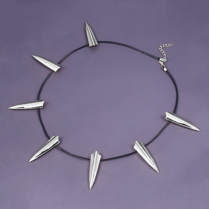 Black Panther Wolf Fang Necklace Seven Teeth Pendant Domineering Men's  Sweater Chain Pendant Avengers Movie and TV Peripherals