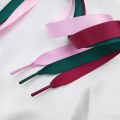 New Silk Shoe laces Satin Ribbon Flat Shoelaces Women Sneakers Shoelace Boots Laces for shoes Length 80CM 100CM 120CM 150CM1Pair. 