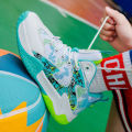 2023Autumn High Top Sneakers Boys Middle and Big Children Basketball Shoes Teenagers Students Breathable Casual Running Shoes.