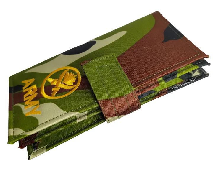 crazy%20hunter%20Men's%20Boy's%20Army%20Camouflage%20wallet-%20Mens%20Boys%20Camouflage%20Wallet%20Fold%20original%20Febric%20Money%20&%20Mobile%20wallet%20Card%20Purse%20-%20Image%203