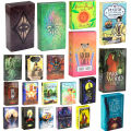 【ZOETN-HOT TOY Store】COSMA VISIONS ORACLE The First of Prisma Light Visions Tarot Deck with PDF New Beginner Oracle Card Game. 